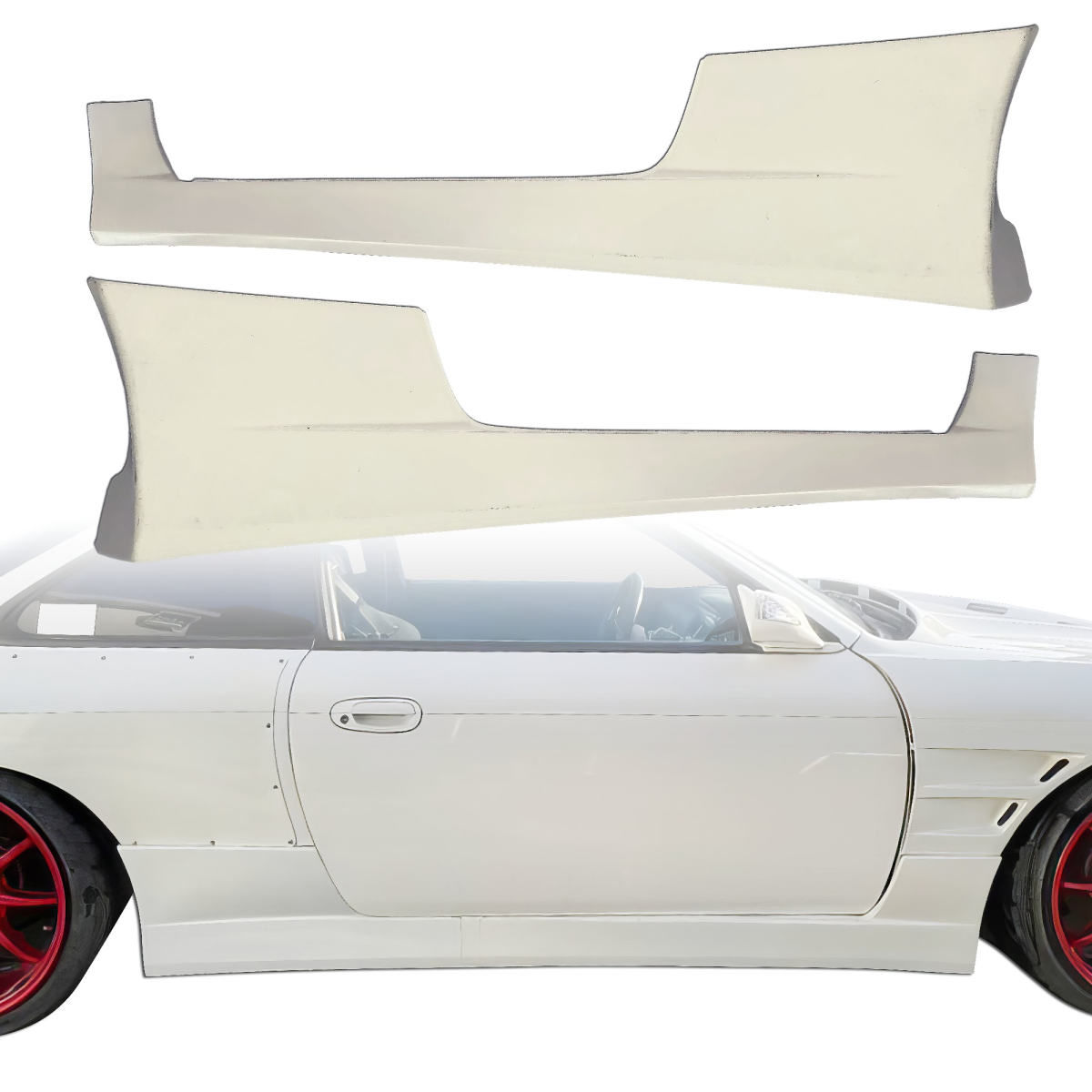 Modify your Nissan 240SX 1995 with our Exterior/Side Skirts - 