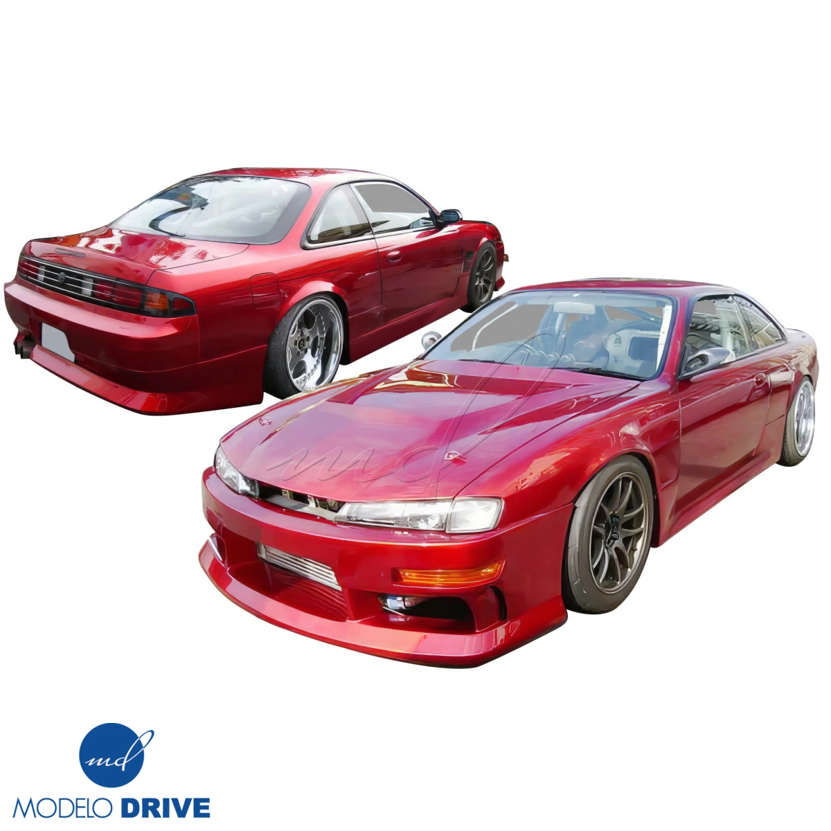 Modify your Nissan 240SX 1997 with our Exterior/Complete Body Kits - 4