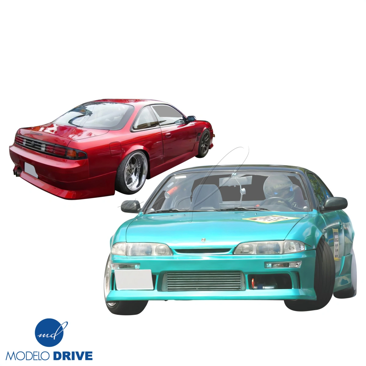 Modify your Nissan 240SX 1995 with our Exterior/Complete Body Kits - 4