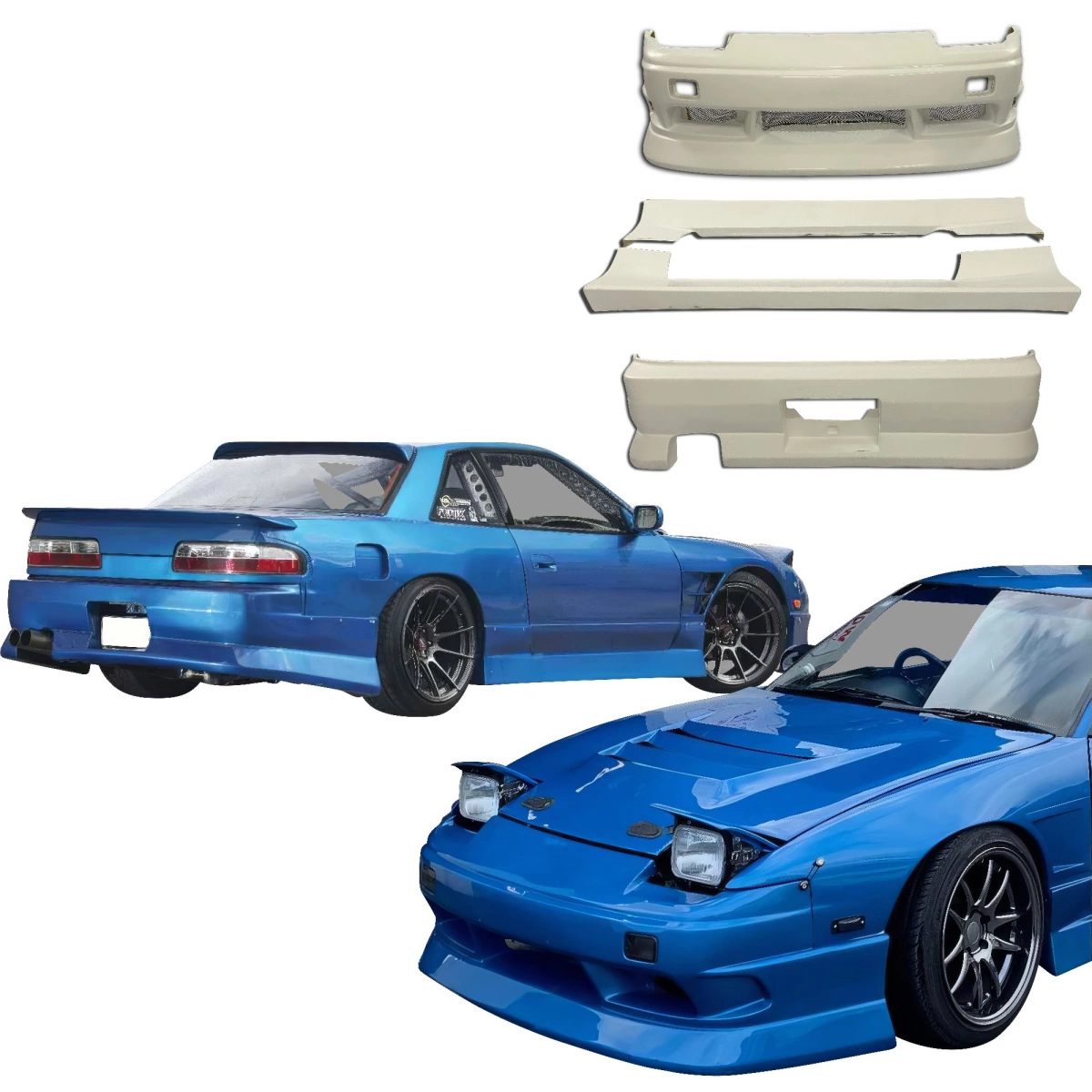 Modify your Nissan 240SX 1989 with our Exterior/Complete Body Kits - 3