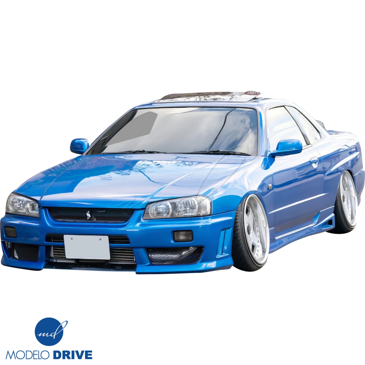 Modify your Nissan Skyline (R34) GTS 1999 with our Exterior/Front Bumpers - 5
