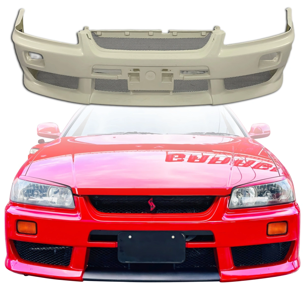 Modify your Nissan Skyline (R34) GTS 1999 with our Exterior/Front Bumpers - 10