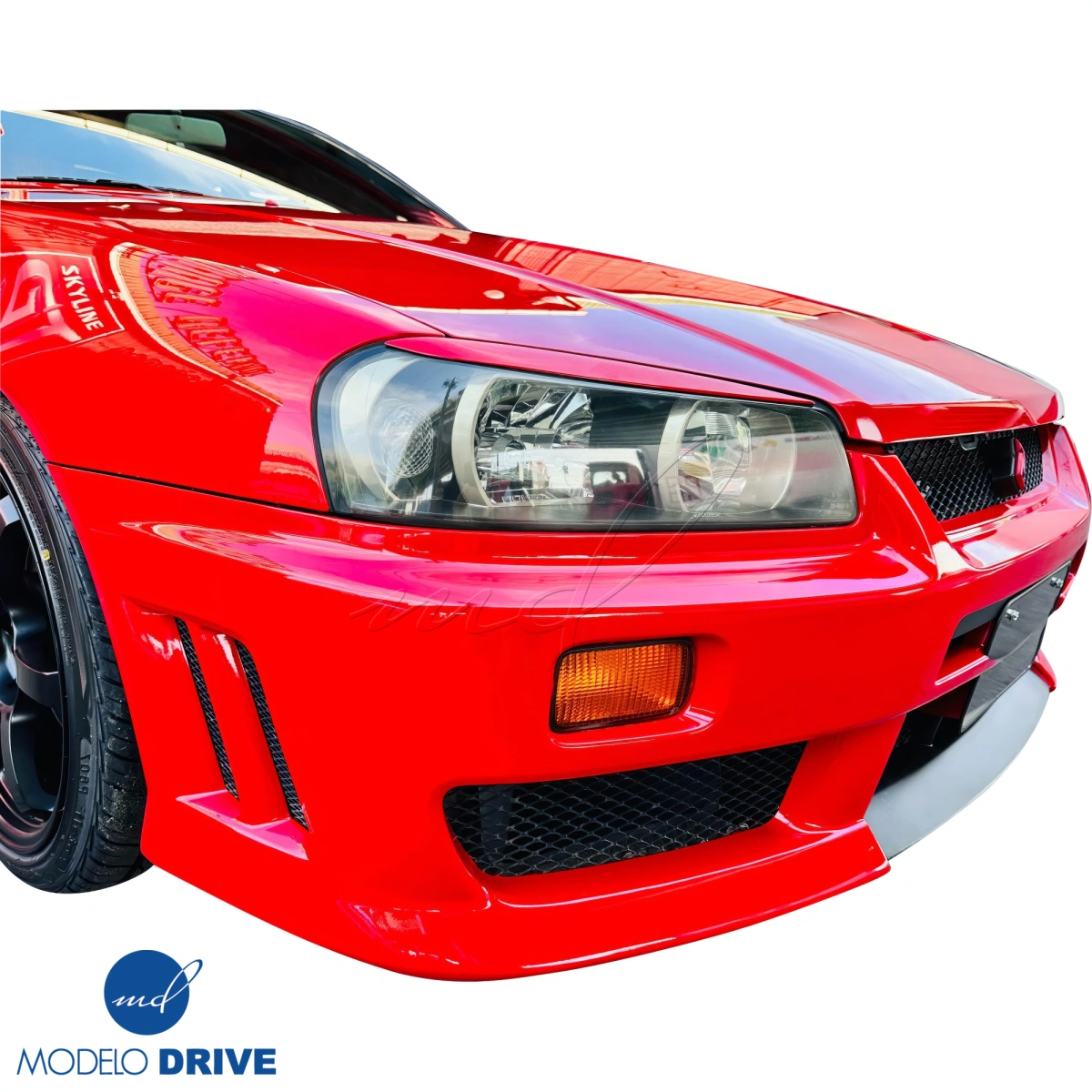 Modify your Nissan Skyline (R34) GTS 1999 with our Exterior/Front Bumpers - 22