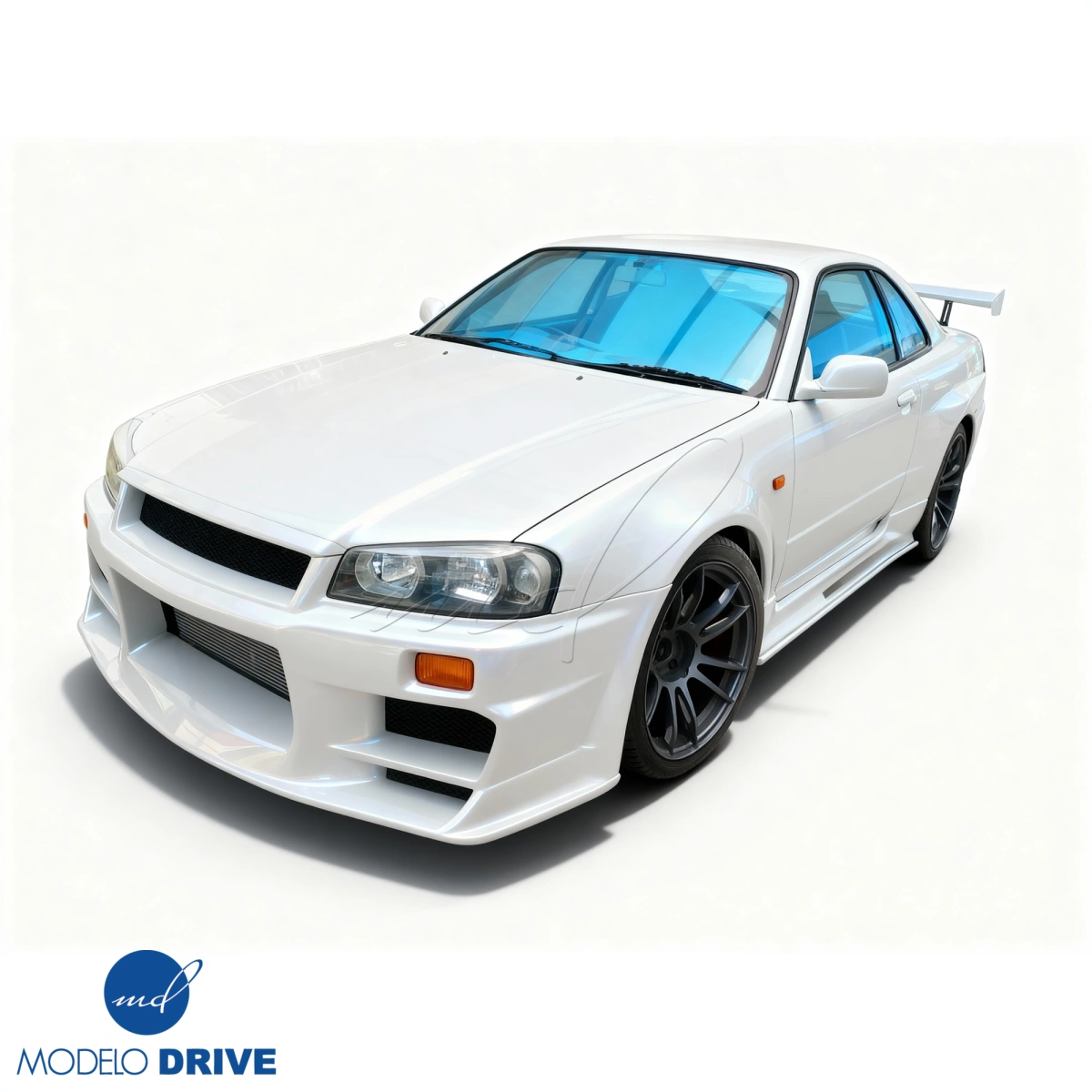 Modify your Nissan Skyline (R34) GTR 1999 with our Exterior/Front Bumpers - 5