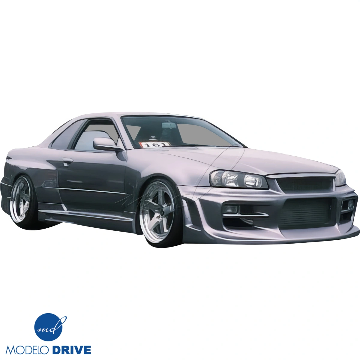 Modify your Nissan Skyline (R34) GTR 1999 with our Exterior/Front Bumpers - 3