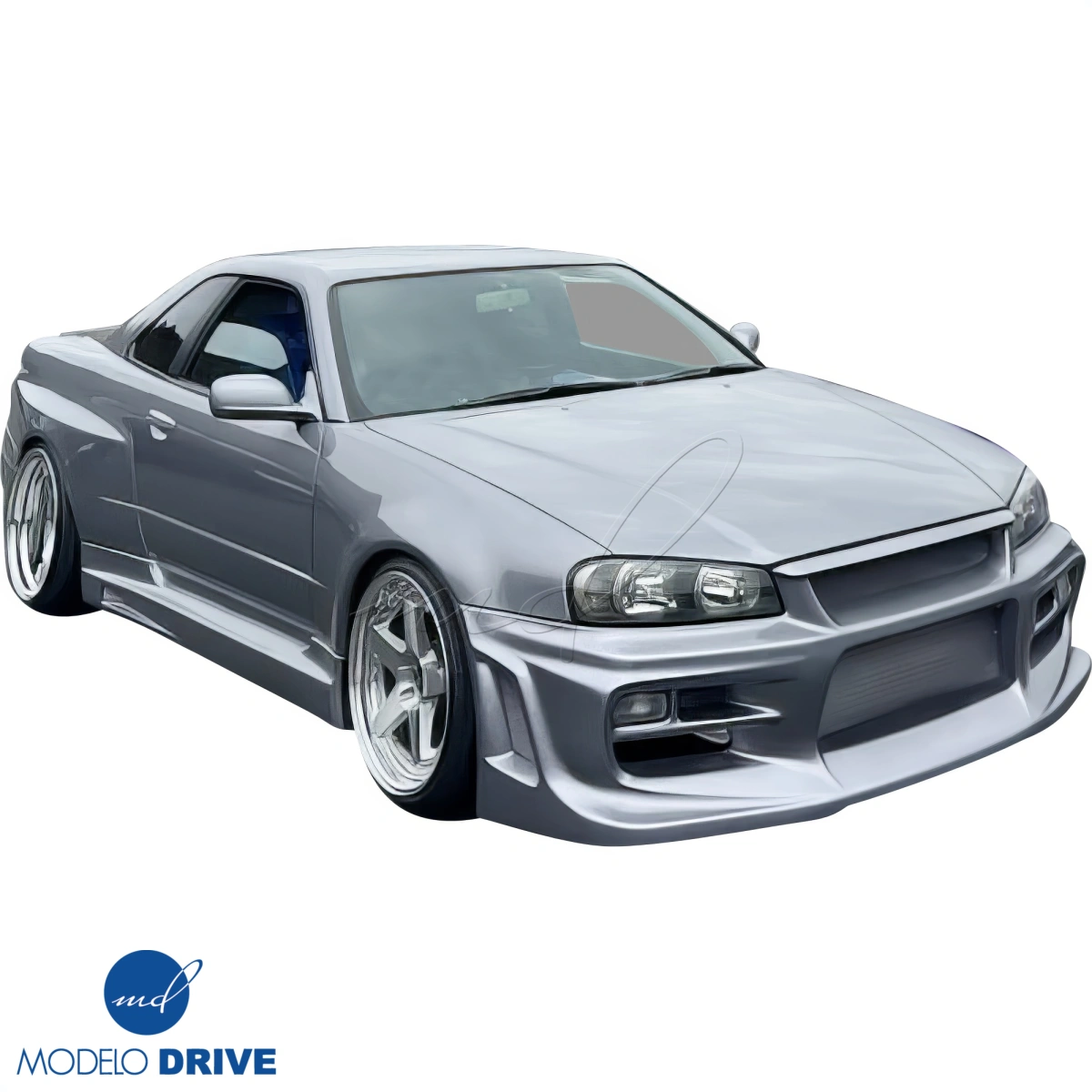 Modify your Nissan Skyline (R34) GTR 1999 with our Exterior/Front Bumpers - 4