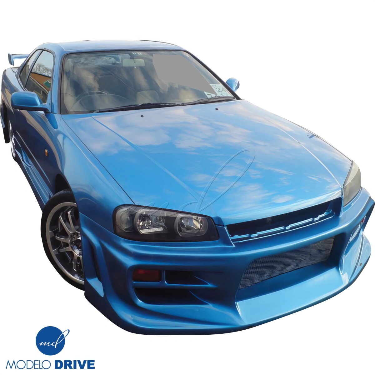 Modify your Nissan Skyline (R34) GTR 1999 with our Exterior/Front Bumpers - 7