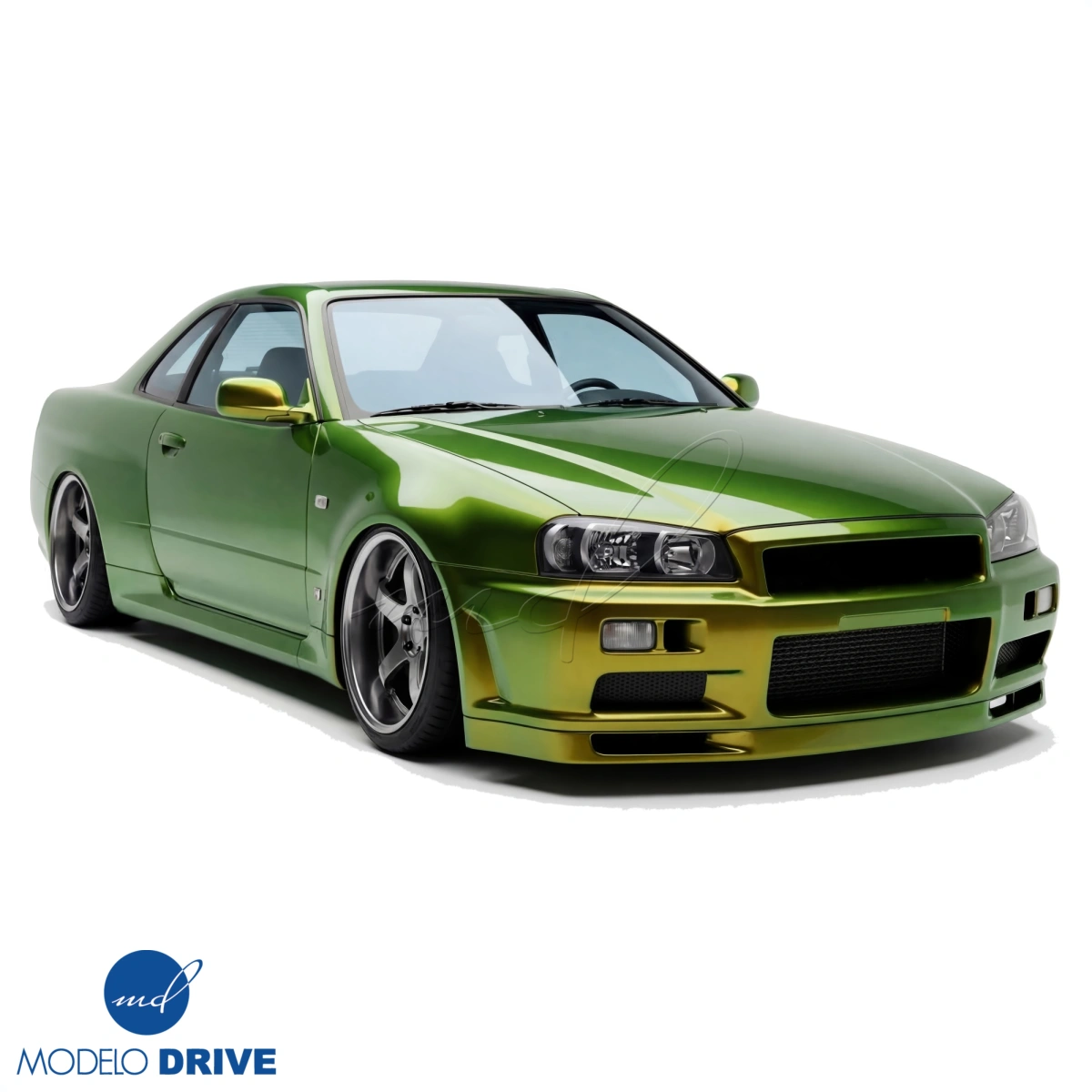Modify your Nissan Skyline (R34) GTR 1999 with our Exterior/Front Bumpers - 4