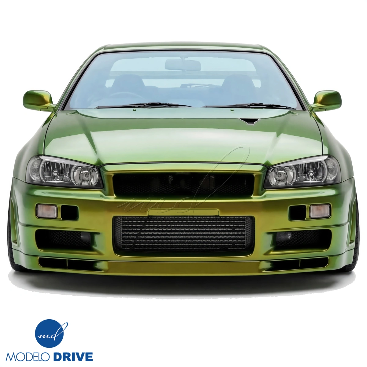 Modify your Nissan Skyline (R34) GTR 1999 with our Exterior/Front Bumpers - 5
