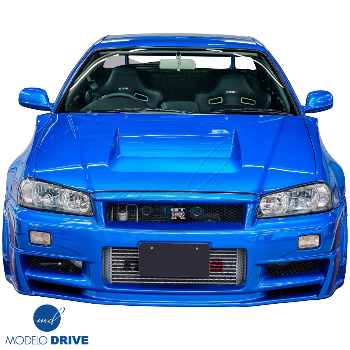 Modify your Nissan Skyline (R34) GTR 1999 with our Exterior/Front Bumpers - 6