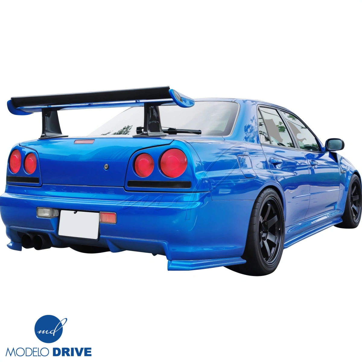 Modify your Nissan Skyline (R34) GTR 1999 with our Exterior/Rear Lips - 4