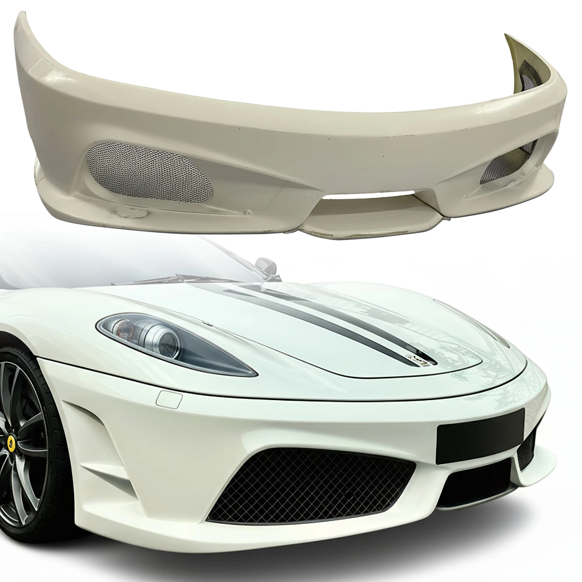 Modify your Ferrari 430 2005 with our Exterior/Front Bumpers - 1