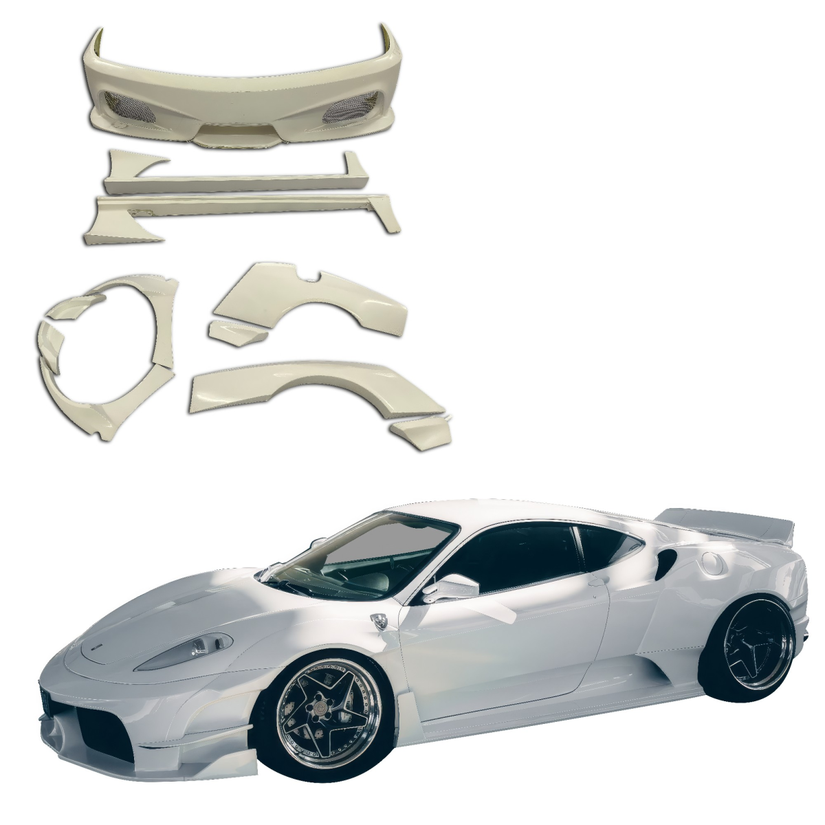 Modify your Ferrari 430 2005 with our Exterior/Complete Body Kits - 