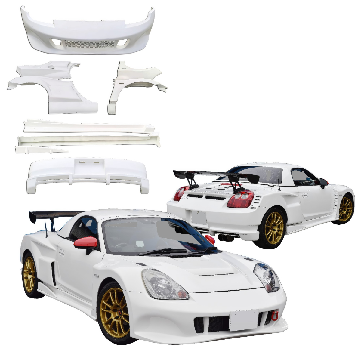 Modify your Toyota MR2 Spyder 2000 with our Exterior/Complete Body Kits - 