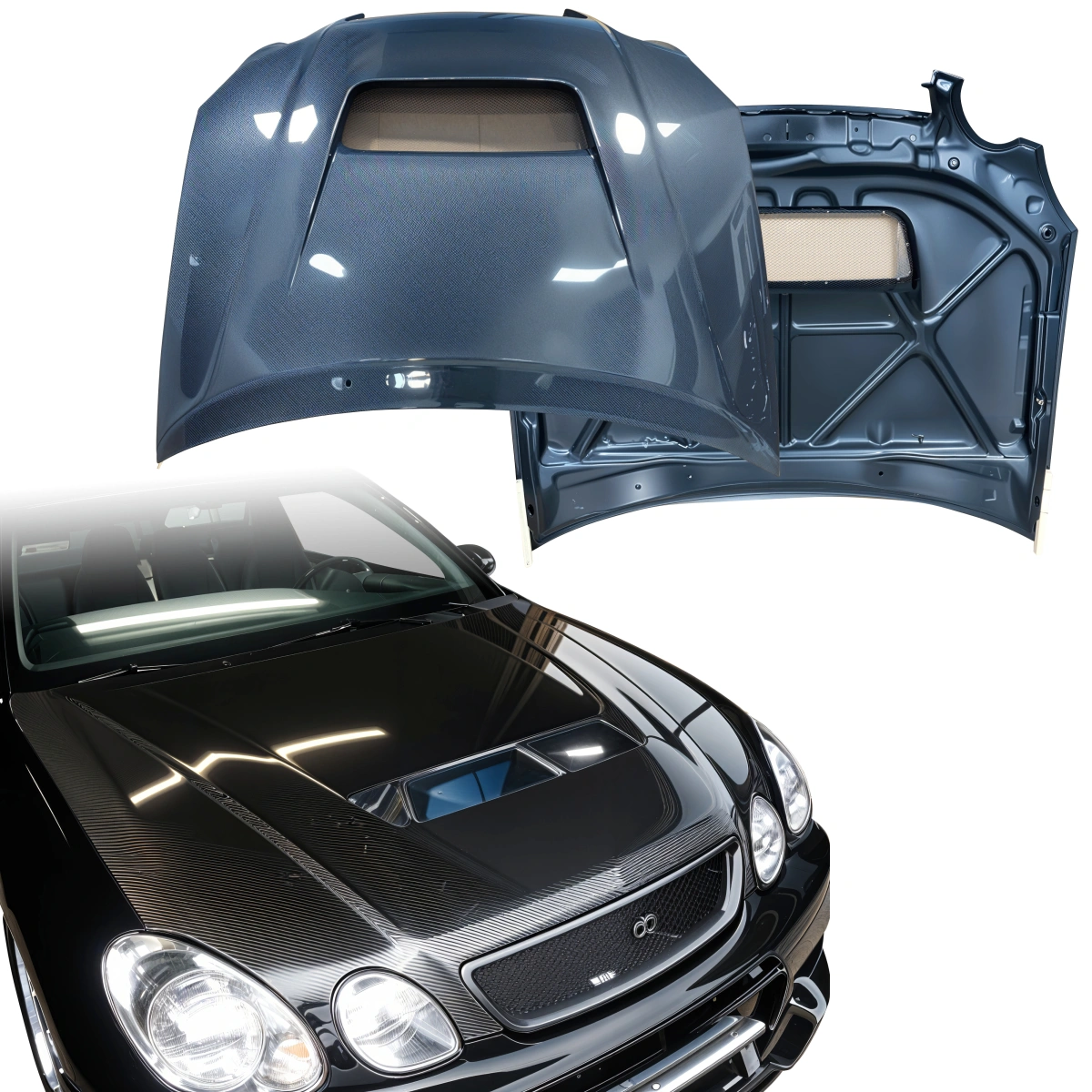 Modify your Lexus GS300 1998 with our Exterior/Hoods - 25