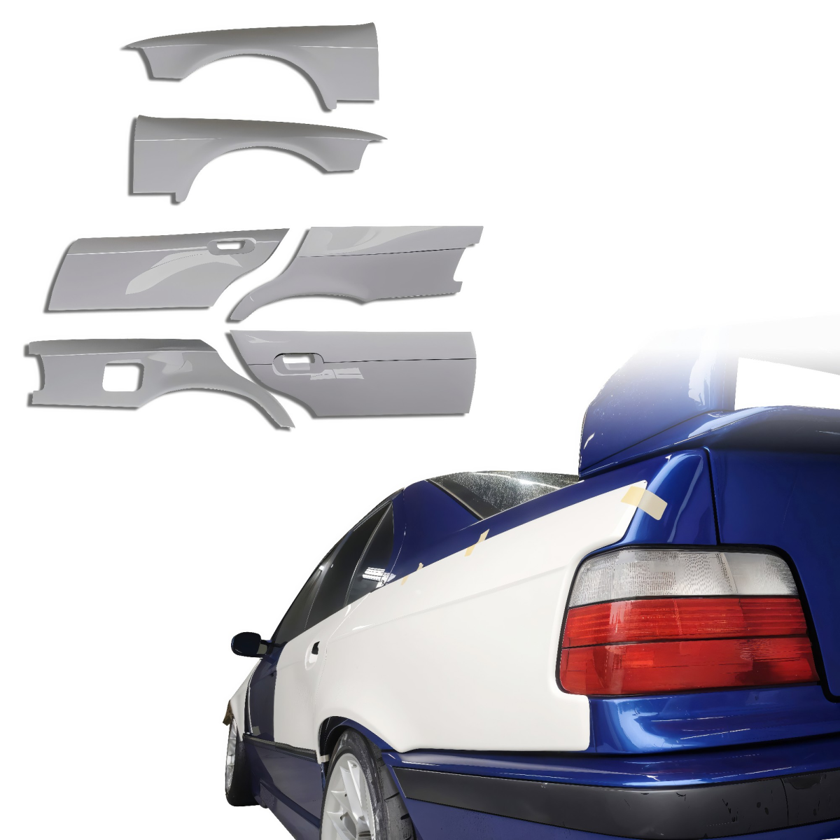 Modify your BMW 3-Series 1992 with our Exterior/Fenders - 