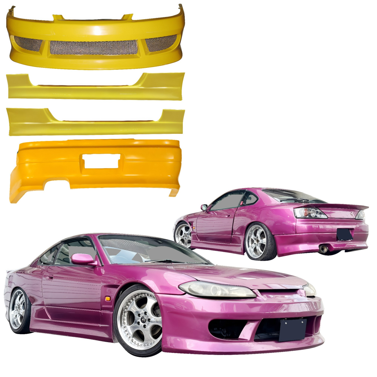Modify your Nissan Silvia 1999 with our Exterior/Complete Body Kits -