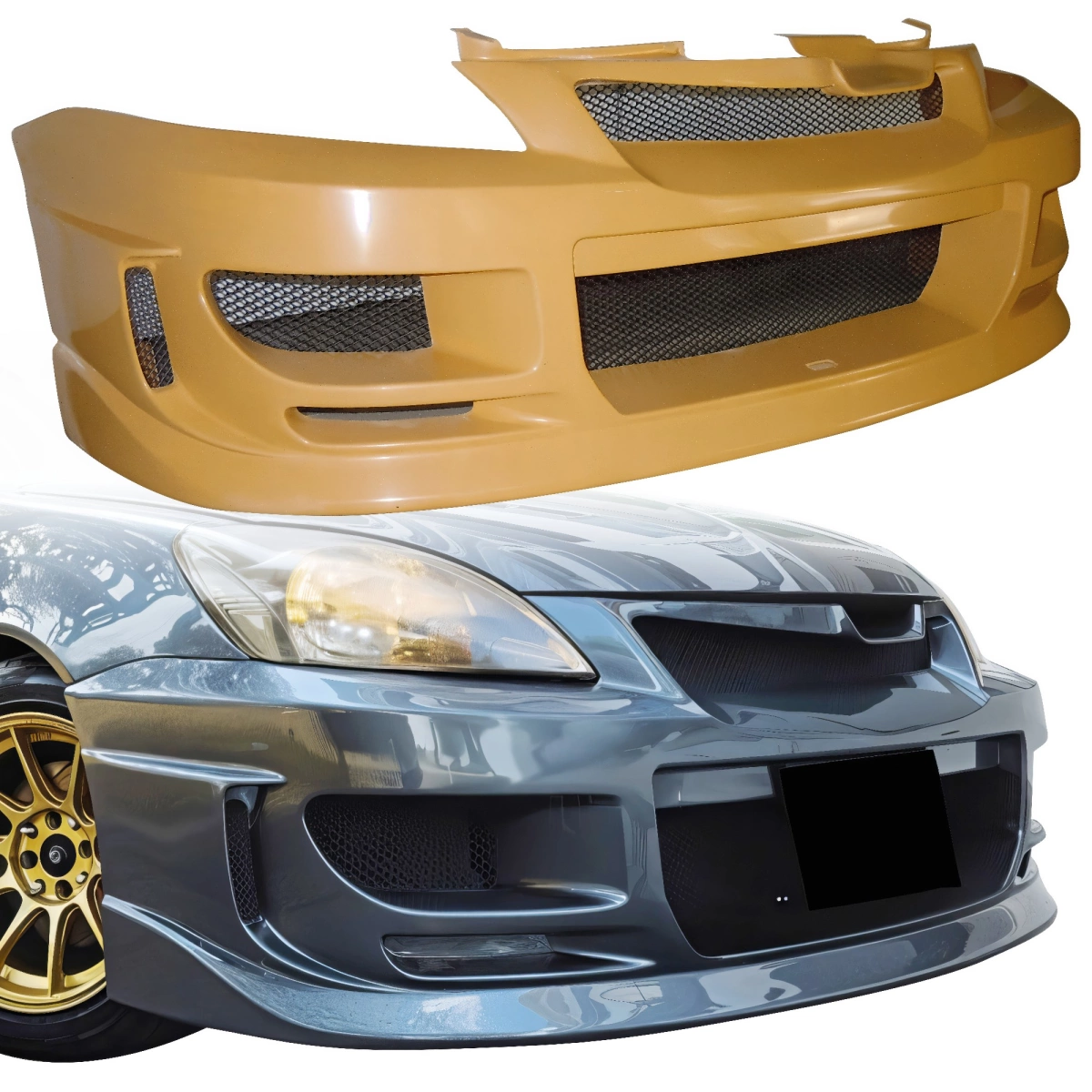 Modify your Mitsubishi Lancer 2004 with our Exterior/Front Bumpers - 1