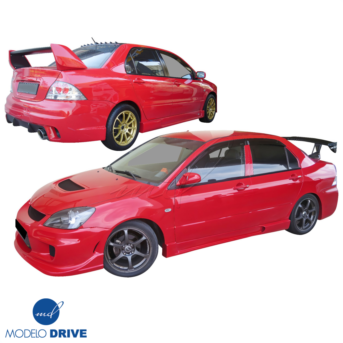 Modify your Mitsubishi Lancer 2004 with our Exterior/Complete Body Kits -