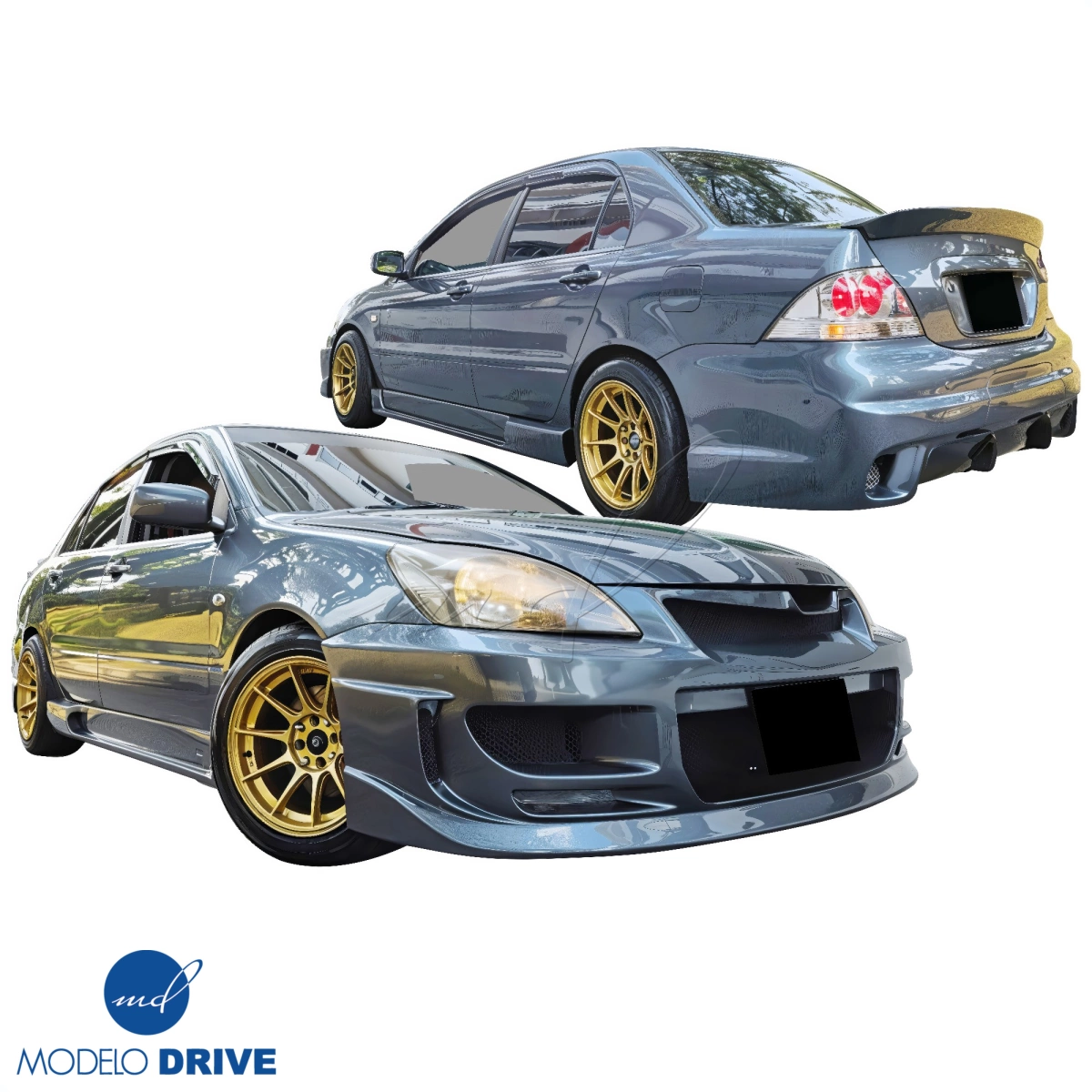 Modify your Mitsubishi Lancer 2004 with our Exterior/Complete Body Kits - 2