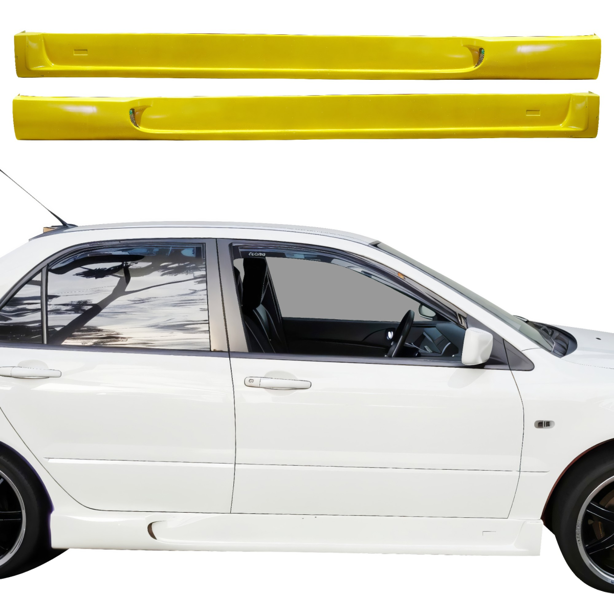 Modify your Mitsubishi Lancer 2004 with our Exterior/Side Skirts -