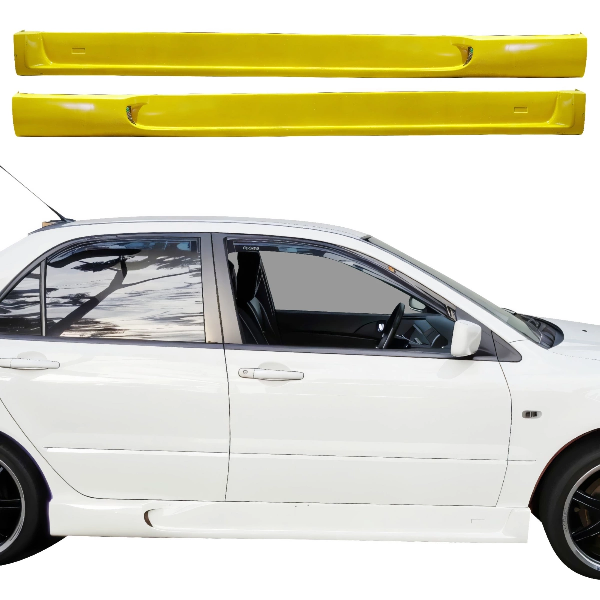 Modify your Mitsubishi Lancer 2004 with our Exterior/Side Skirts - 1