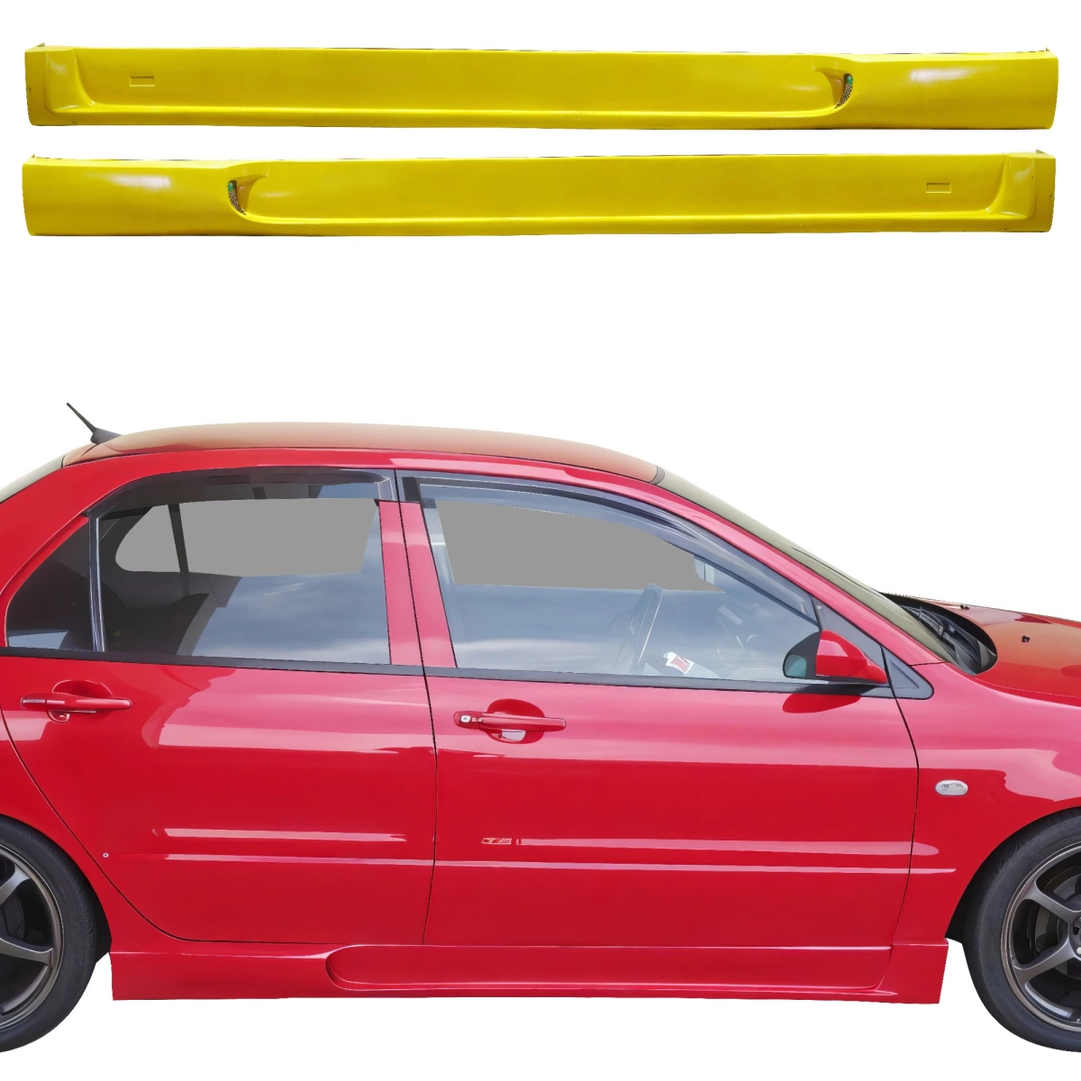 Modify your Mitsubishi Lancer 2004 with our Exterior/Side Skirts - 8