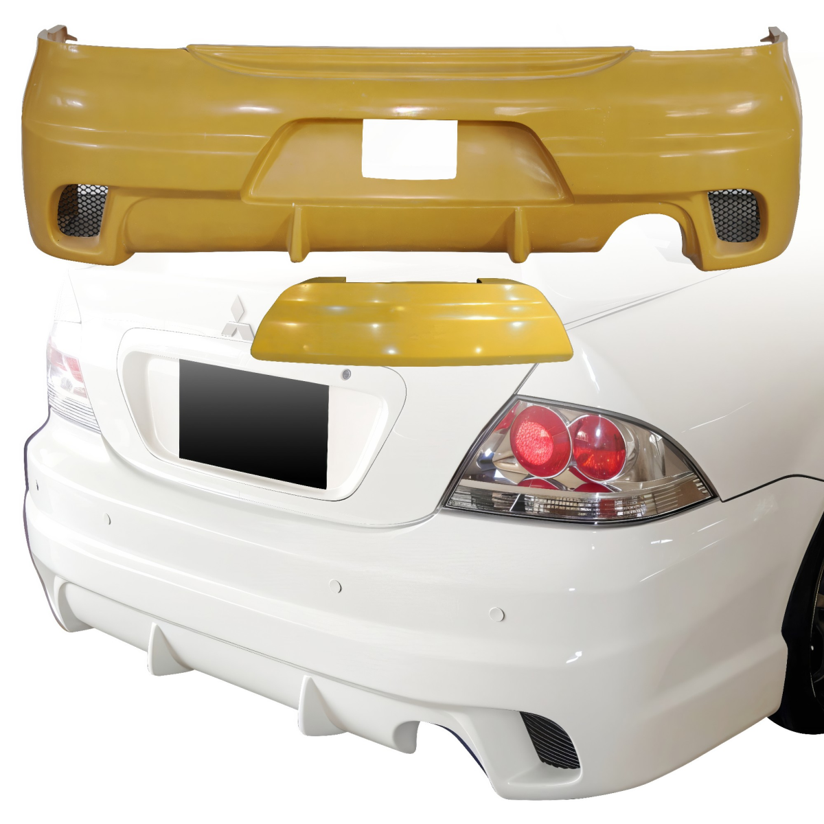 Modify your Mitsubishi Lancer 2004 with our Exterior/Complete Body Kits -