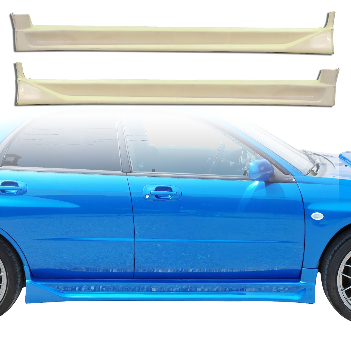 Modify your Subaru Impreza 2002 with our Exterior/Side Skirts - 