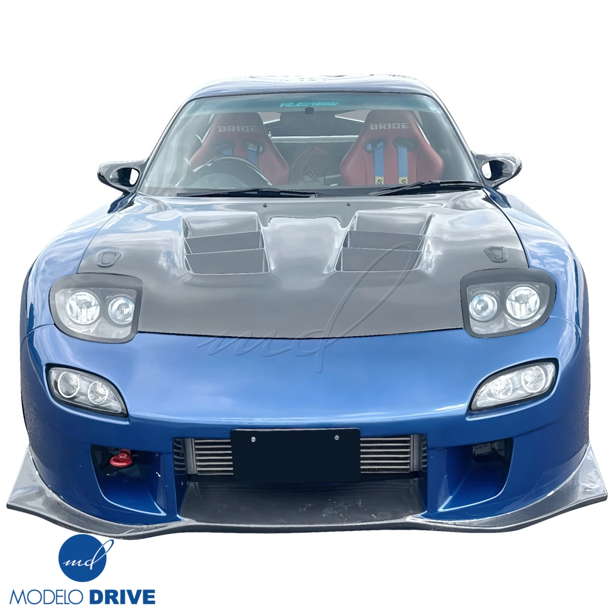 Modify your Mazda RX-7 1993 with our Exterior/Front Bumpers - 9