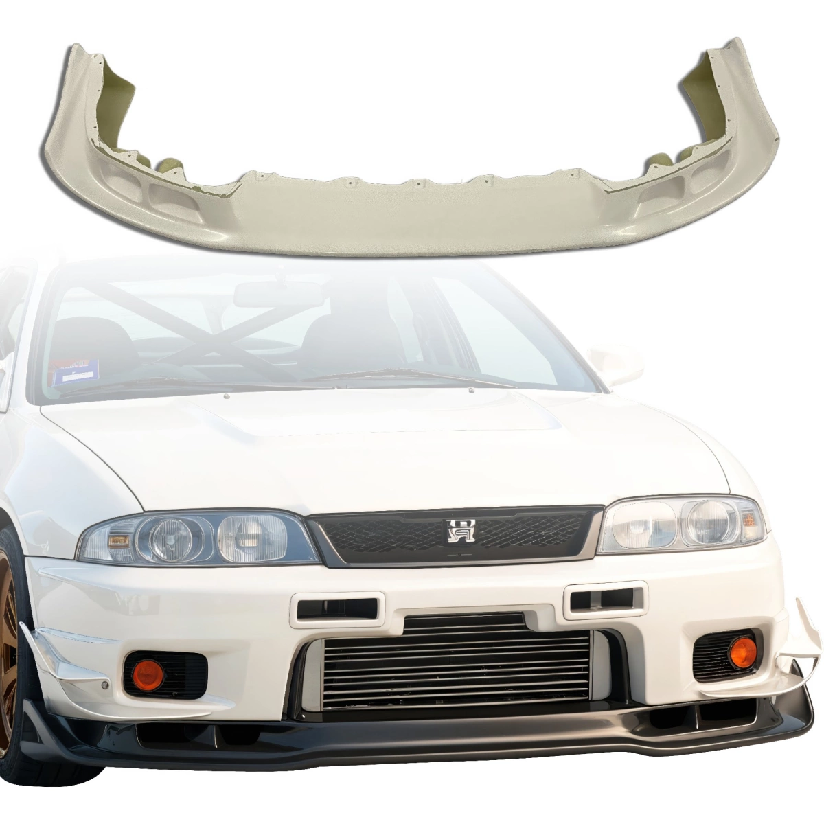 Modify your Nissan Skyline (R33) GTR 1995 with our Exterior/Front Lips - 4
