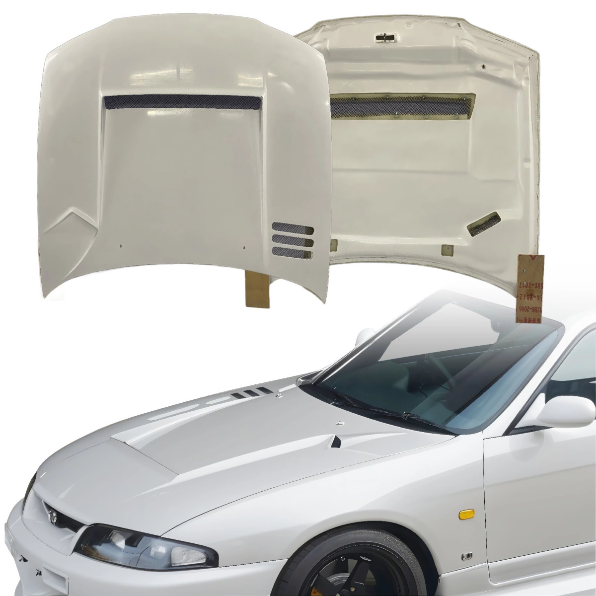 Modify your Nissan Skyline (R33) GTR 1995 with our Exterior/Hoods - 12