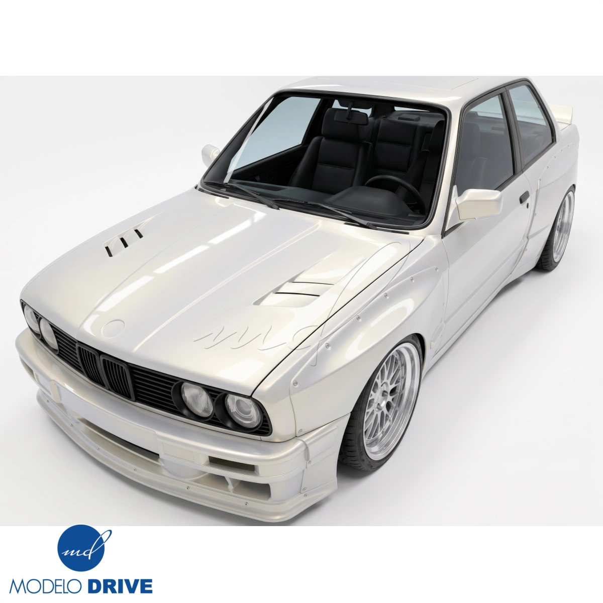 Modify your BMW 3-Series 1984 with our Exterior/Hoods - 13