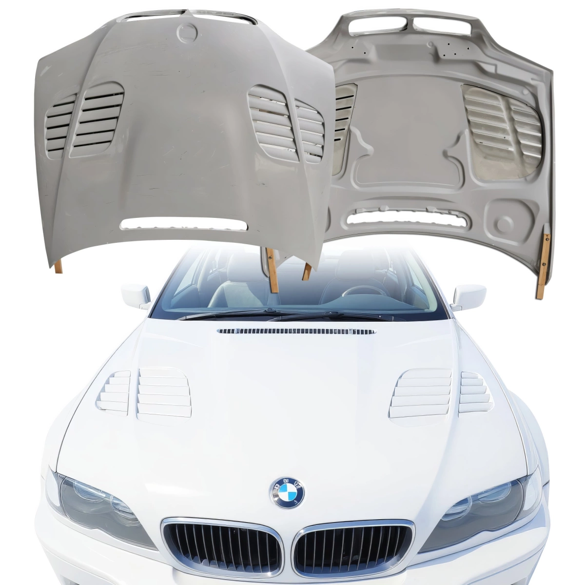 Modify your BMW M3 2001 with our Exterior/Hoods - 4
