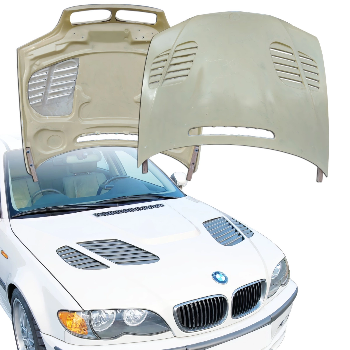 Modify your BMW 3-Series 2001 with our Exterior/Hoods - 1