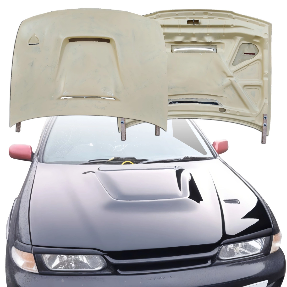 Modify your Nissan Pulsar 1995 with our Exterior/Hoods - 1
