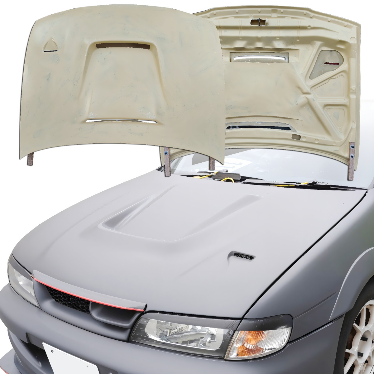 Modify your Nissan Pulsar 1995 with our Exterior/Hoods - 