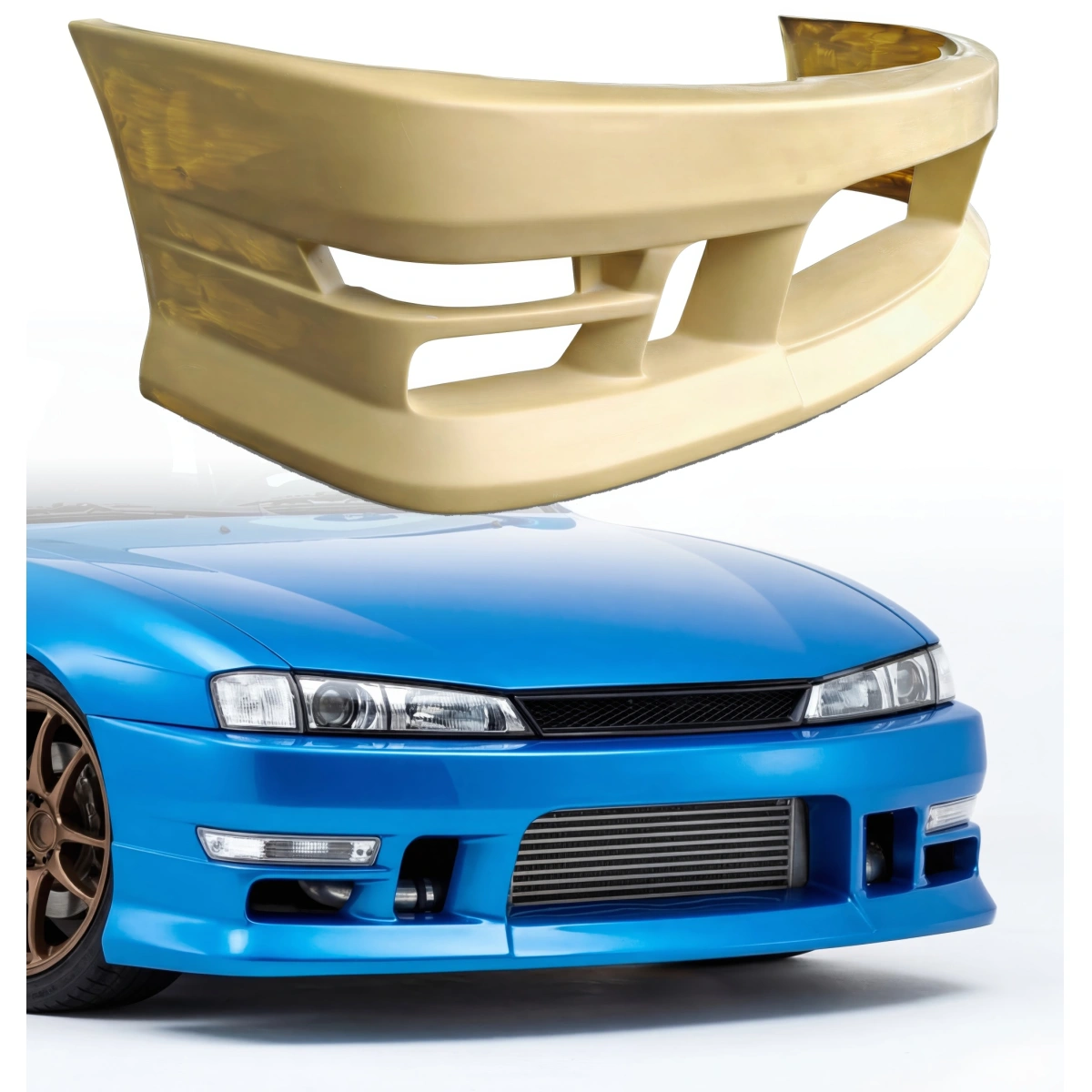 Modify your Nissan 240SX 1997 with our Exterior/Front Bumpers - 6
