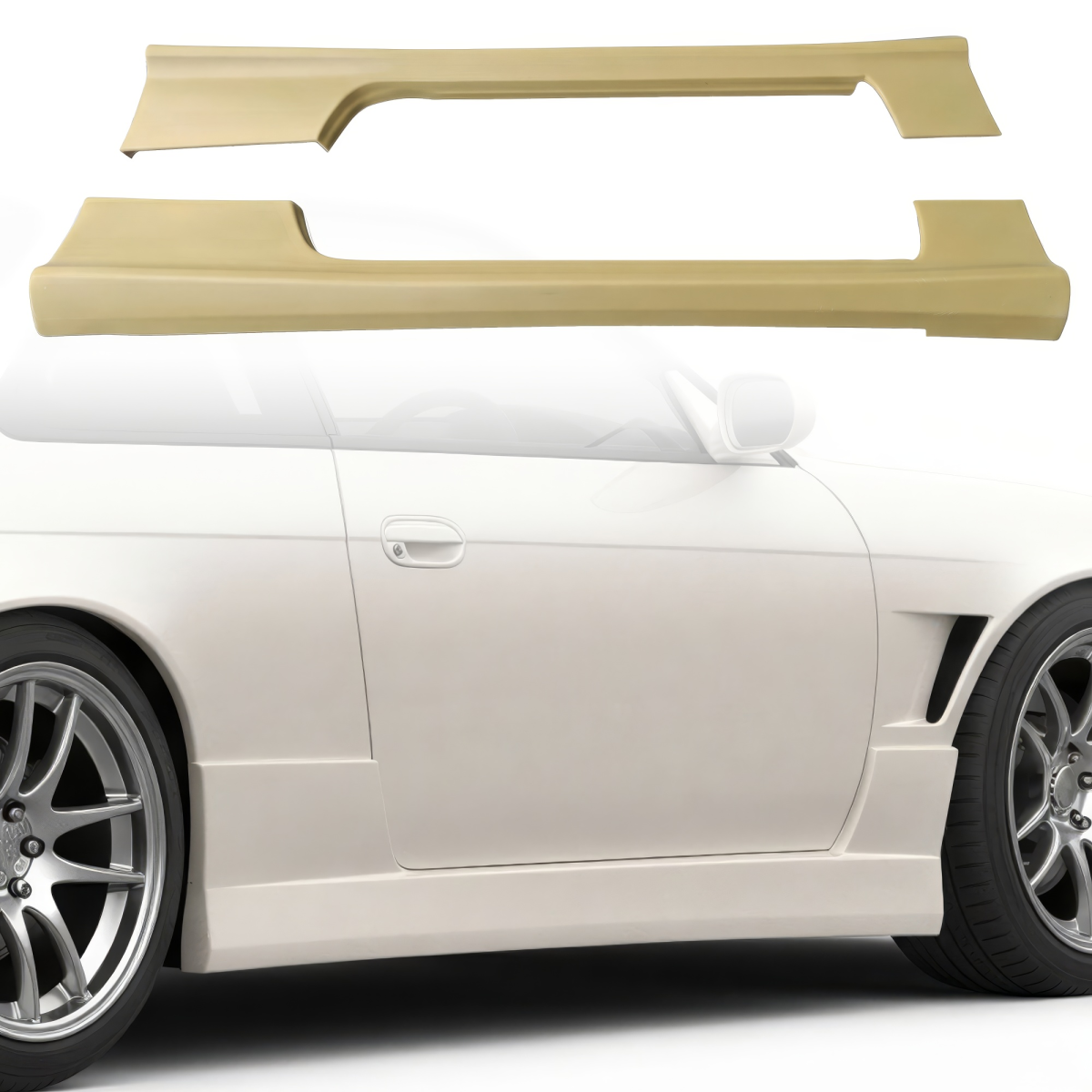 Modify your Nissan 240SX 1995 with our Exterior/Side Skirts - 