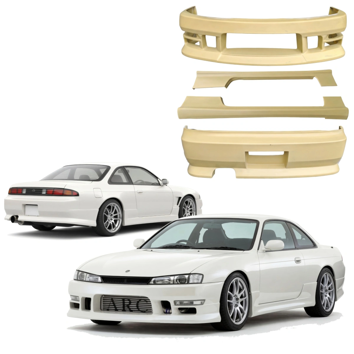 Modify your Nissan 240SX 1997 with our Exterior/Complete Body Kits - 1
