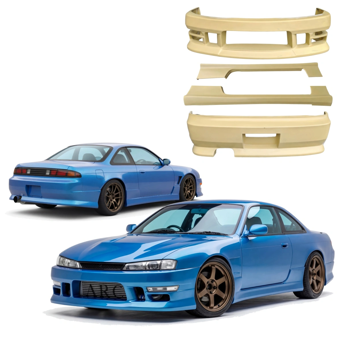 Modify your Nissan 240SX 1997 with our Exterior/Complete Body Kits - 3