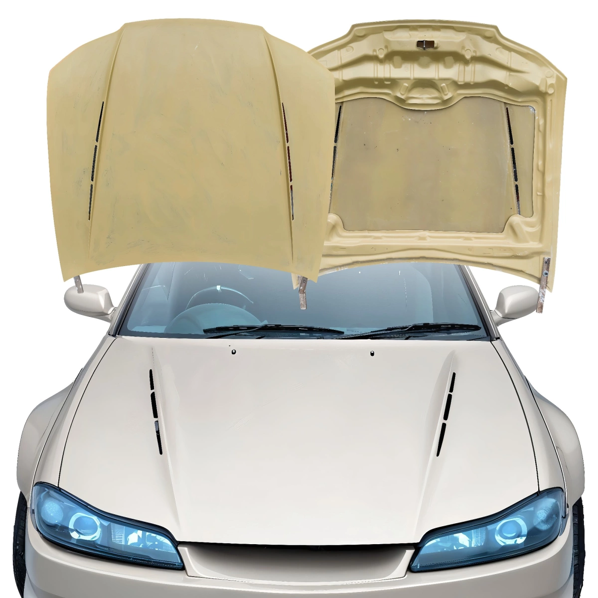 Modify your Nissan Silvia 1999 with our Exterior/Hoods - 5