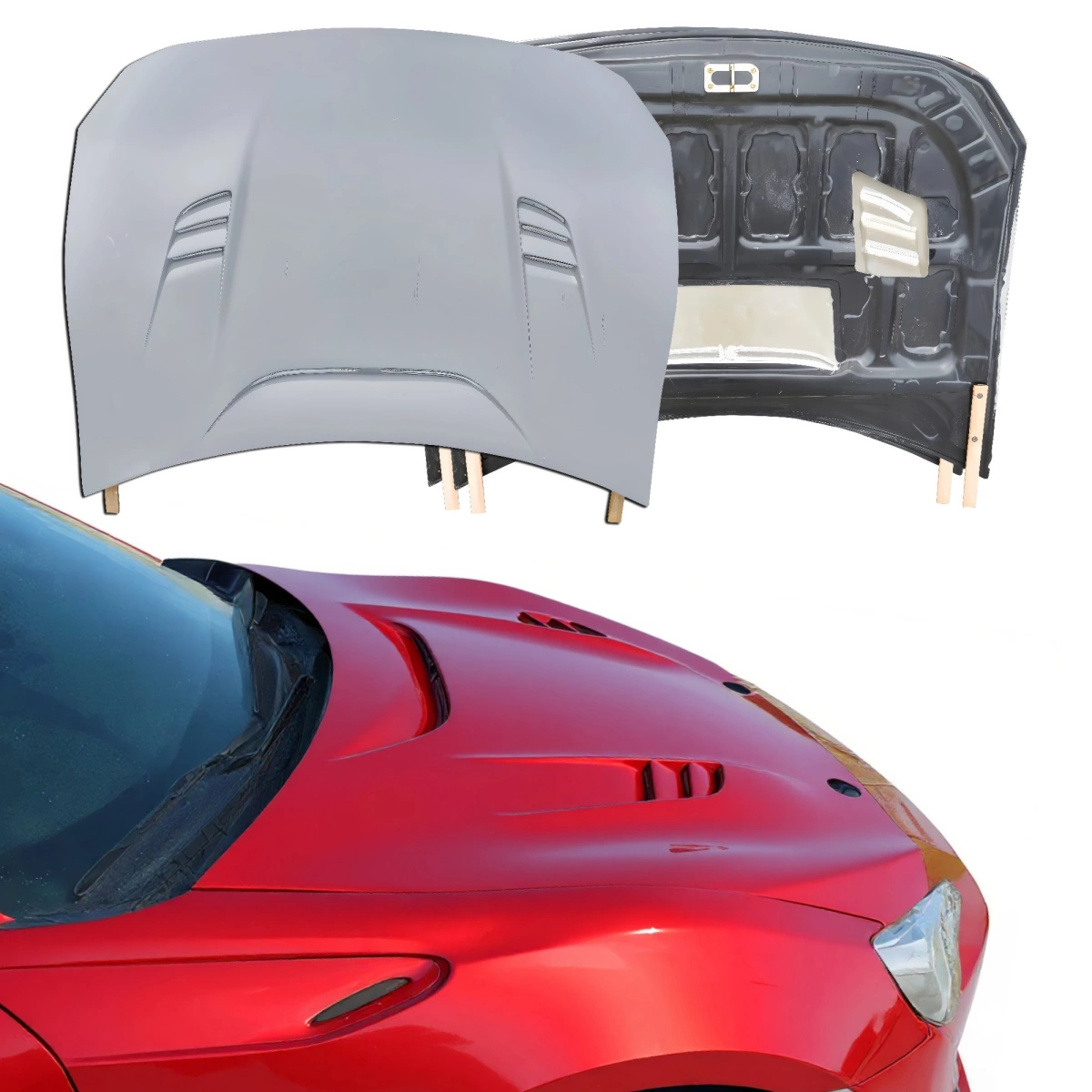 Modify your Subaru BRZ 2013 with our Exterior/Hoods - 7