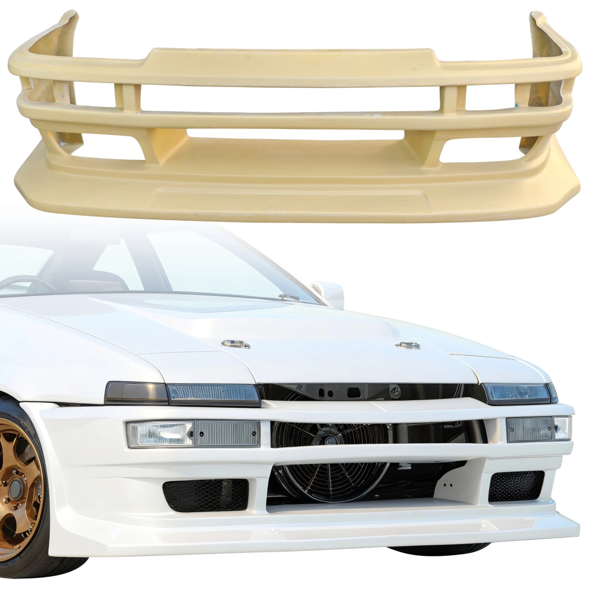 Modify your Toyota Corolla 1984 with our Exterior/Front Bumpers - 1