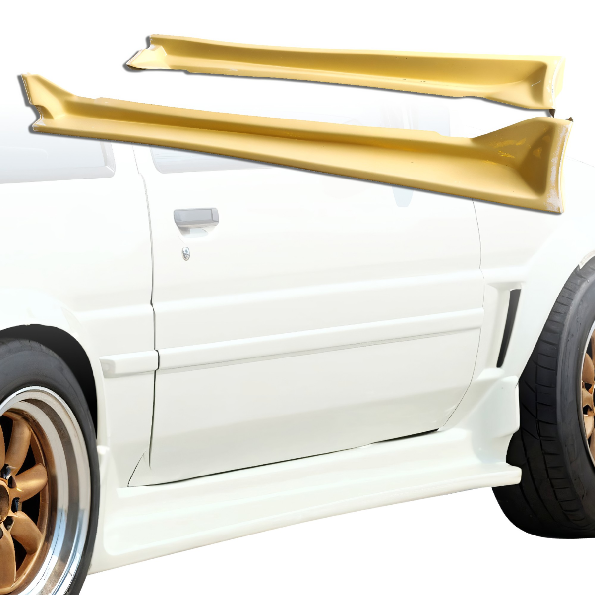 Modify your Toyota Corolla 1984 with our Exterior/Side Skirts - 
