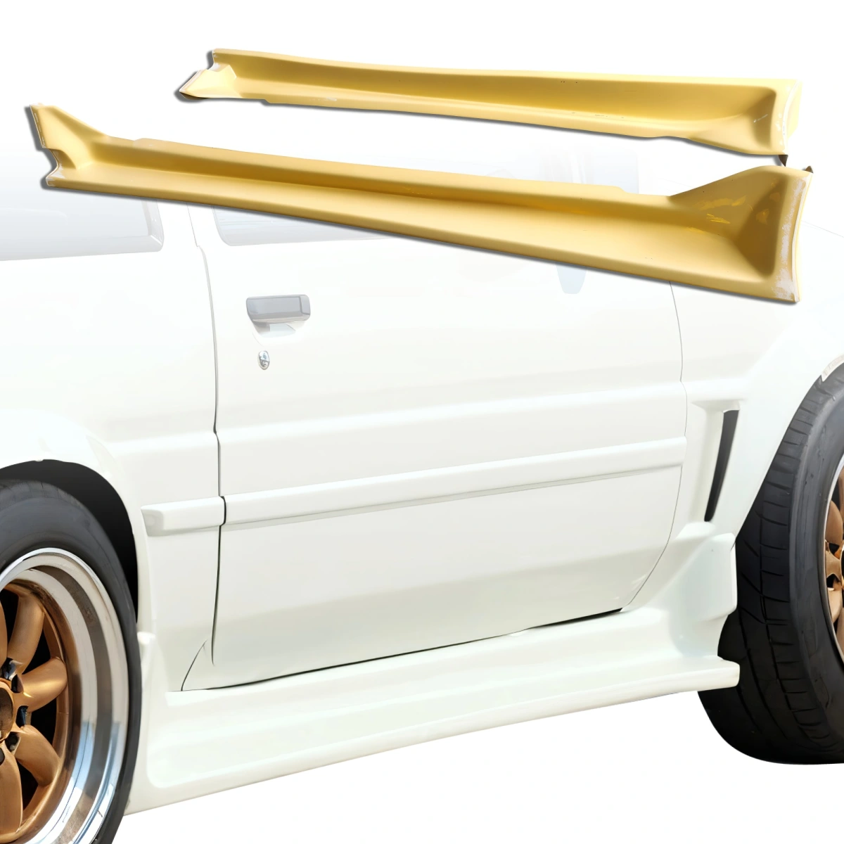 Modify your Toyota Corolla 1984 with our Exterior/Side Skirts - 1