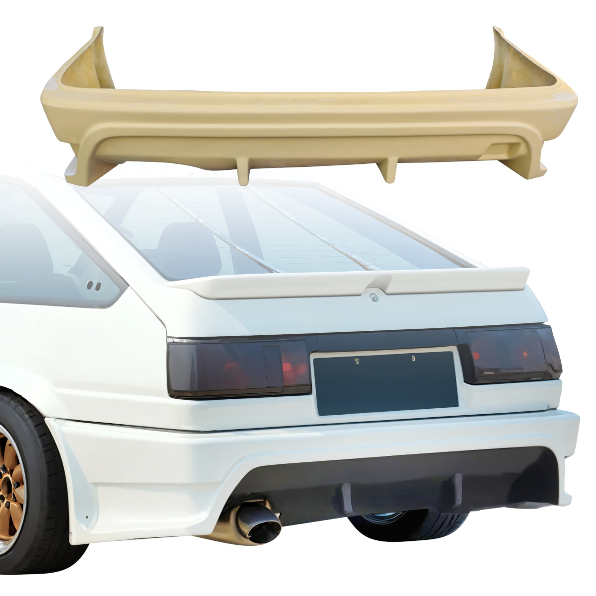 Modify your Toyota Corolla 1984 with our Exterior/Rear Bumpers -