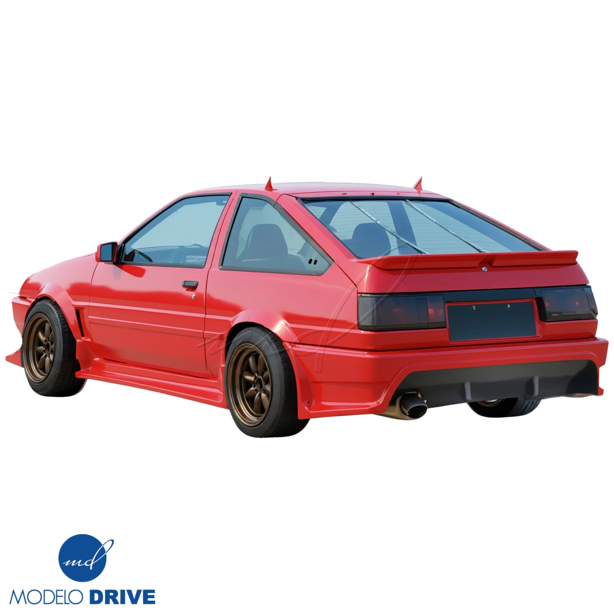 Modify your Toyota Corolla 1984 with our Exterior/Rear Bumpers - 5