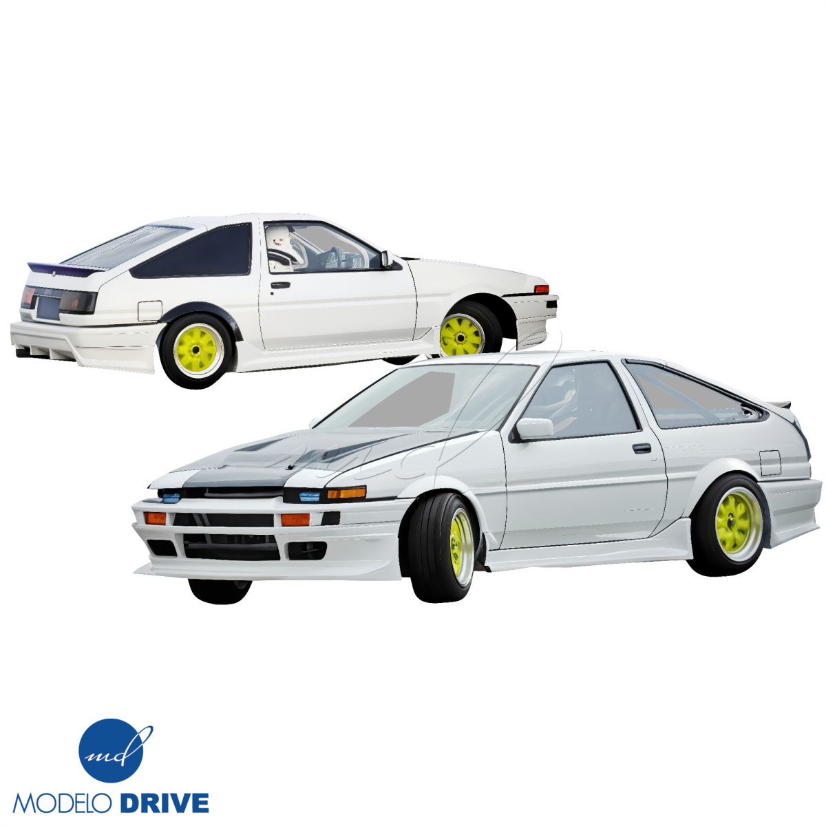 Modify your Toyota Corolla 1984 with our Exterior/Complete Body Kits - 