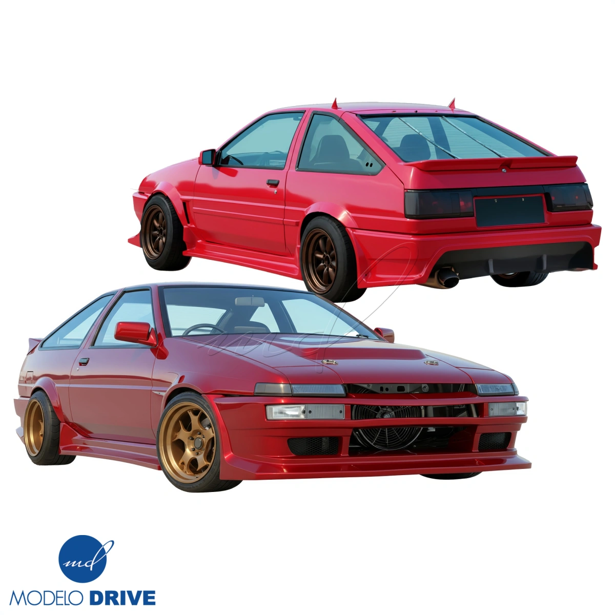Modify your Toyota Corolla 1984 with our Exterior/Complete Body Kits - 5
